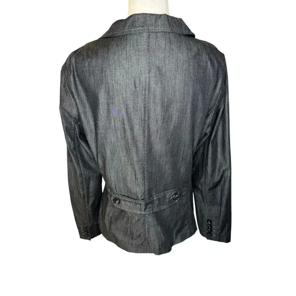 Banana Republic Women’s Size 10 Gray Two Button Stretch Blazer‎ EUC - Picture 3 of 6